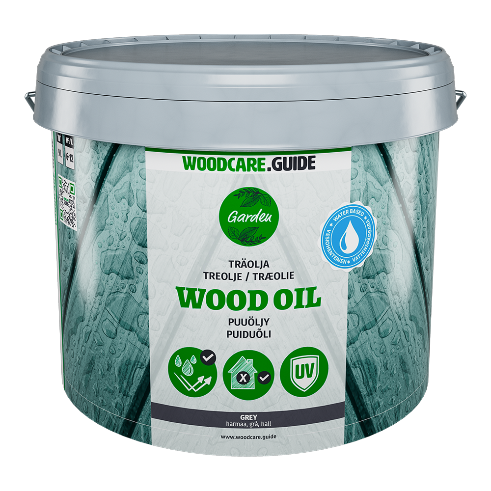 WOODCARE.GUIDE Wood Oil 9L Grey