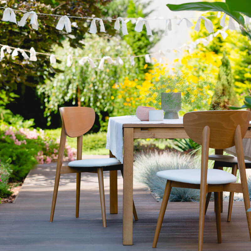 wooden-furniture-in-garden-with-wood-deck