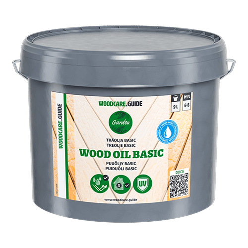 WOODCARE-GUIDE-Wood-Oil-Basic-9L-transparent-wood-treatment-agent-for-wooden-decking